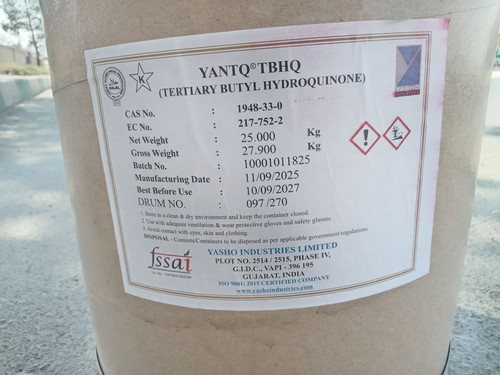 آنتی اکسیدان TBHQ برند یاشو هند پک 25 کیلوگرم
